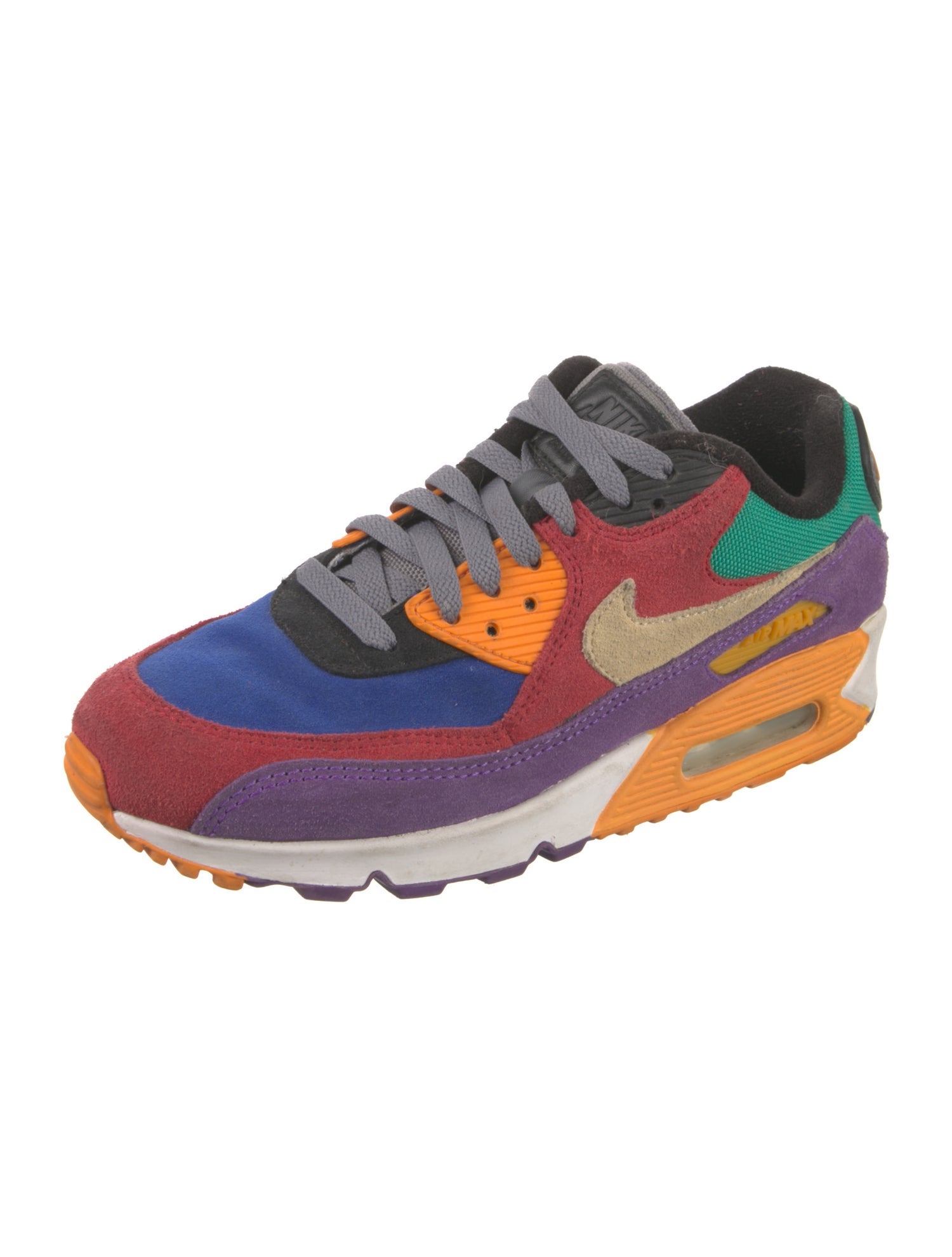 Nike Suede Printed Athletic Sneakers