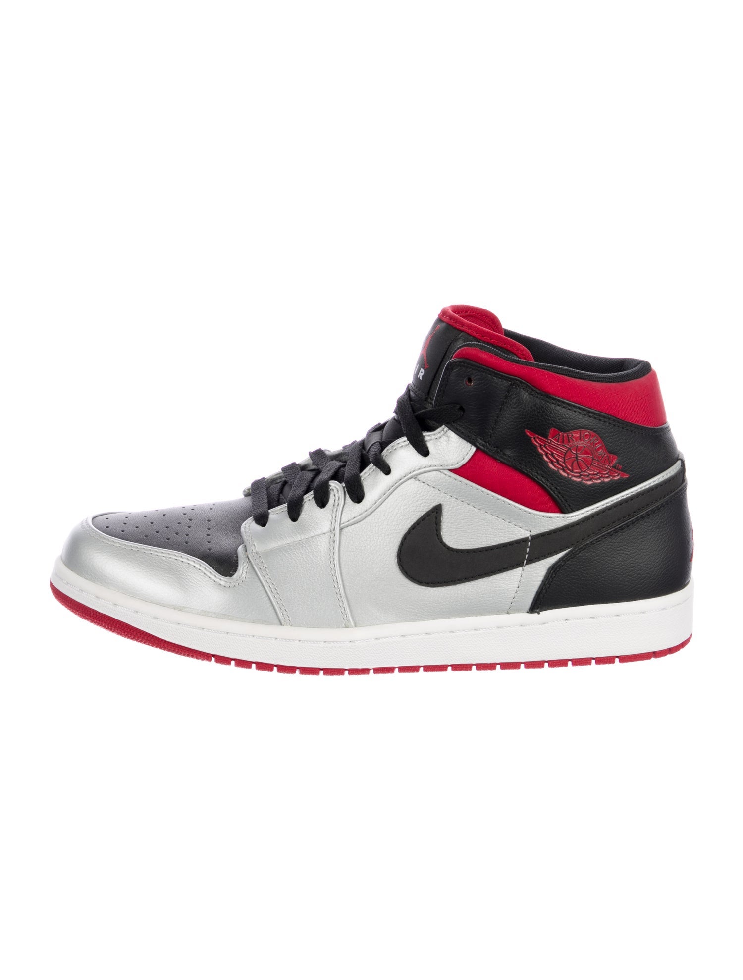 Nike Leather Colorblock Pattern Sneakers