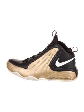 Nike Leather Colorblock Pattern Sneakers