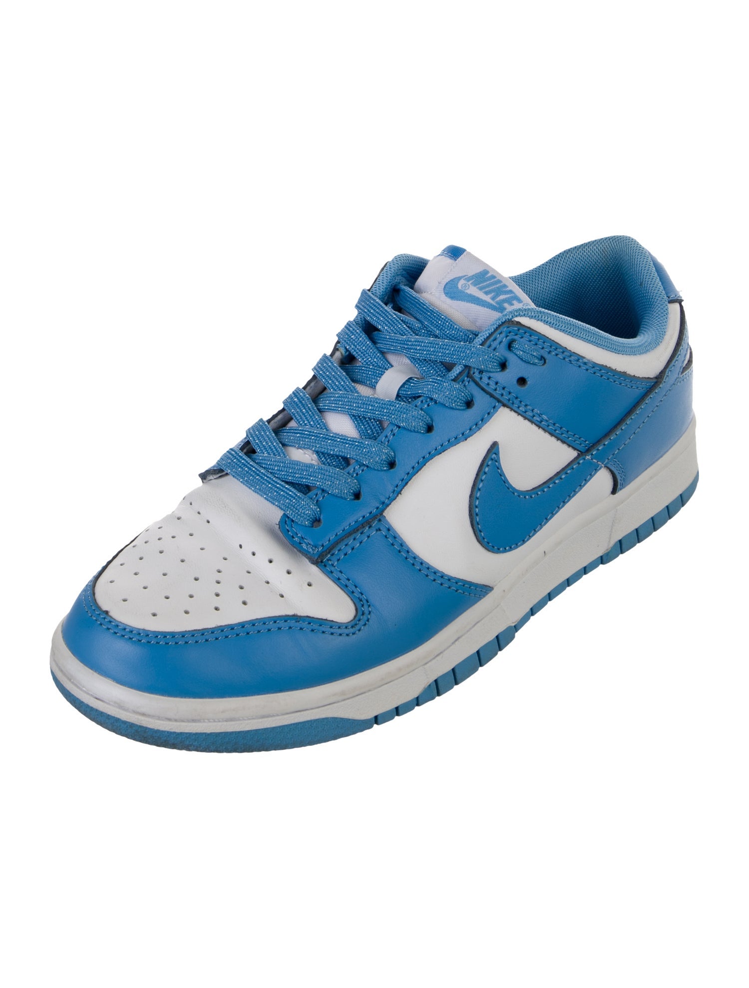 Nike Leather Colorblock Pattern Sneakers