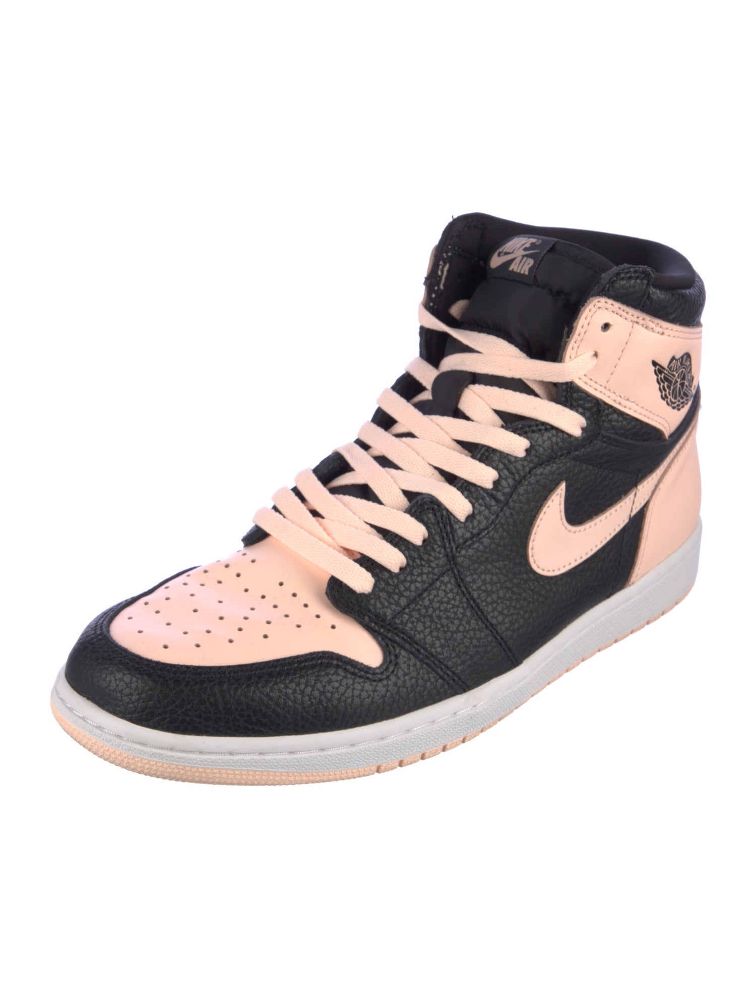 Jordan Leather Colorblock Pattern Sneakers