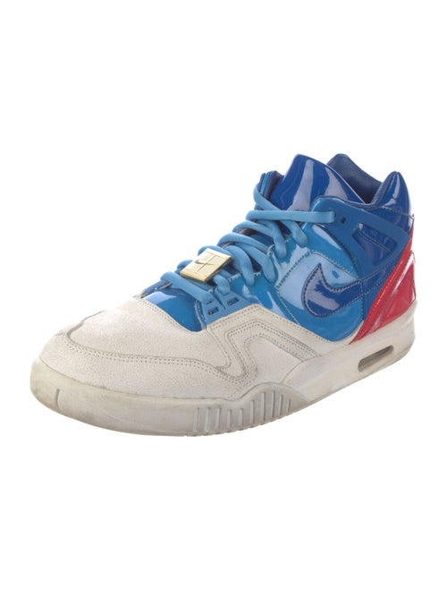 Nike Patent Leather Colorblock Pattern Sneakers