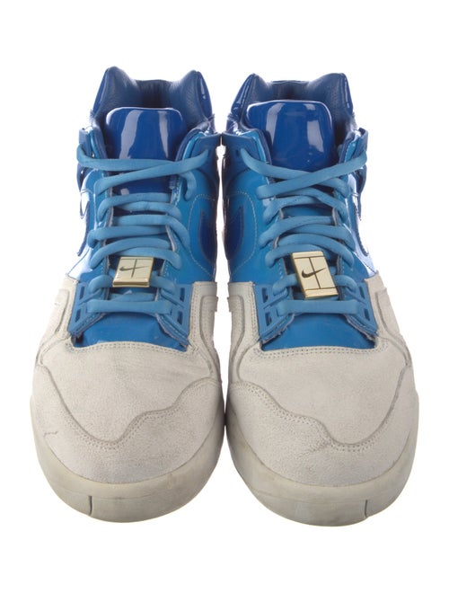 Nike Patent Leather Colorblock Pattern Sneakers