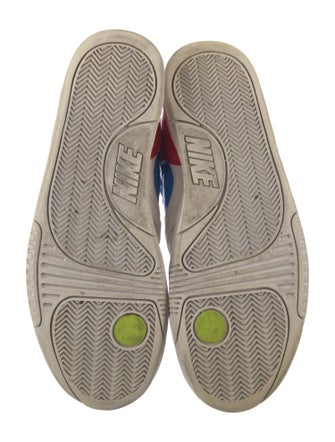 Nike Patent Leather Colorblock Pattern Sneakers