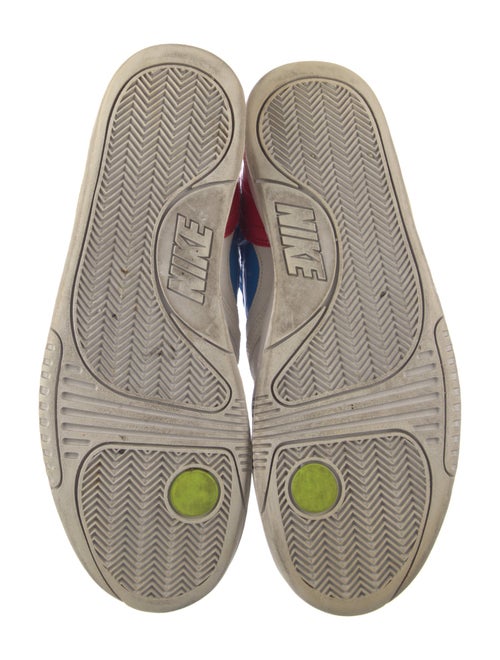 Nike Patent Leather Colorblock Pattern Sneakers