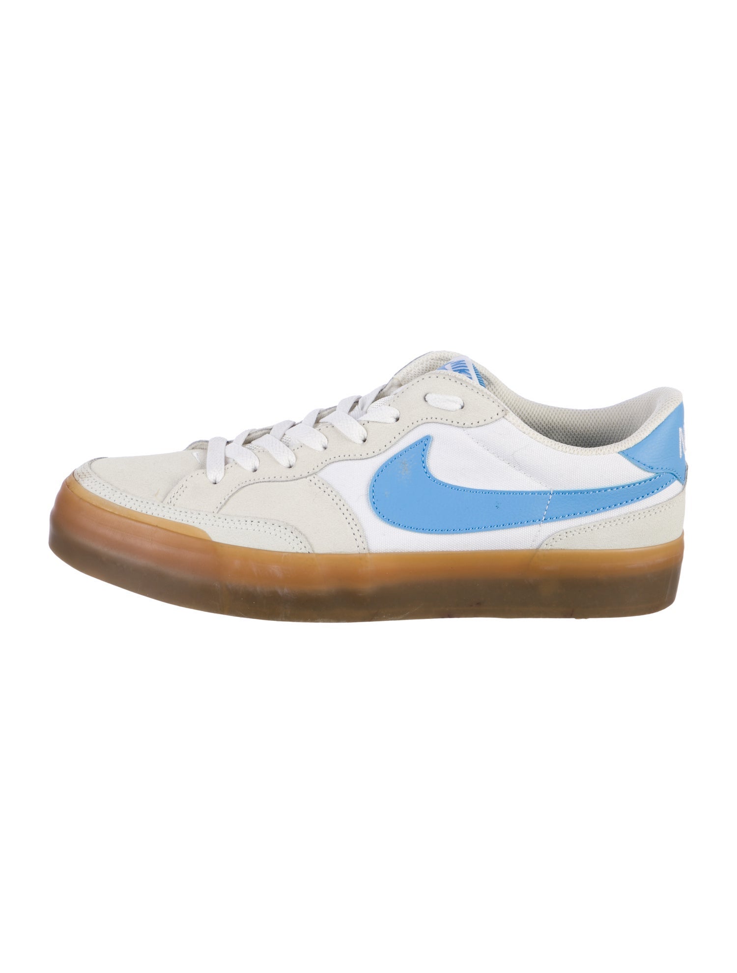 Nike Leather Colorblock Pattern Sneakers