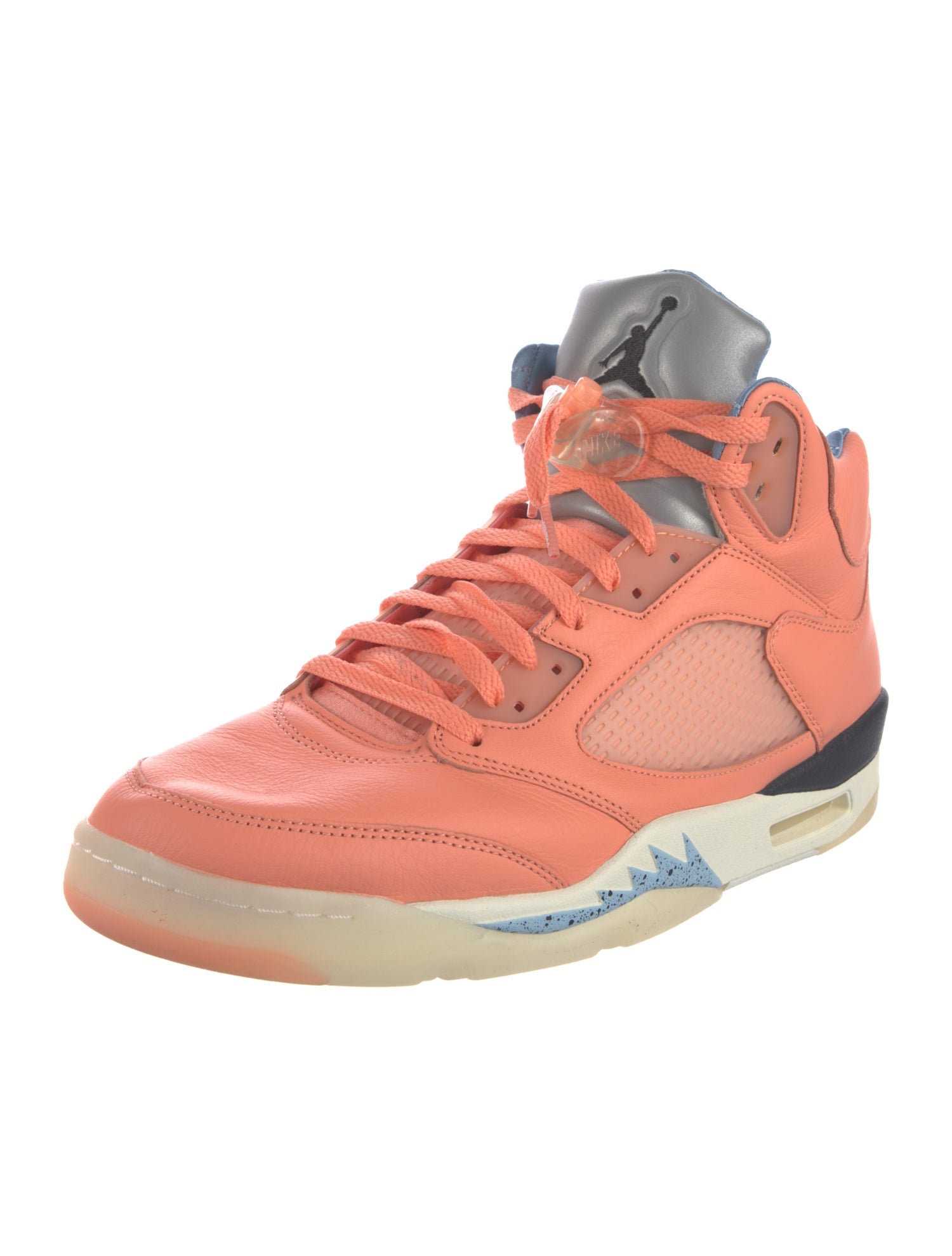 Nike Leather Colorblock Pattern Sneakers