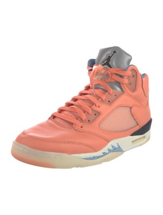 Nike Leather Colorblock Pattern Sneakers