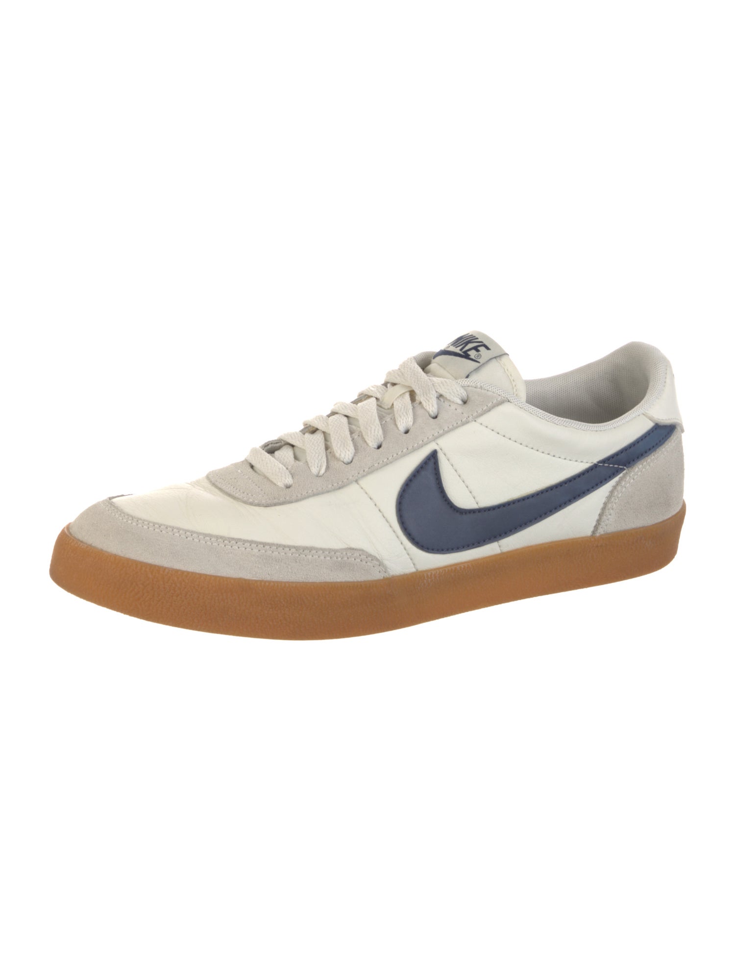 Nike Leather Colorblock Pattern Sneakers