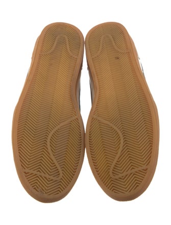 Nike Leather Colorblock Pattern Sneakers