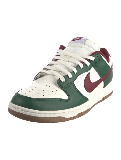 Nike Leather Colorblock Pattern Athletic Sneakers