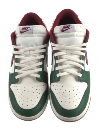 Nike Leather Colorblock Pattern Athletic Sneakers