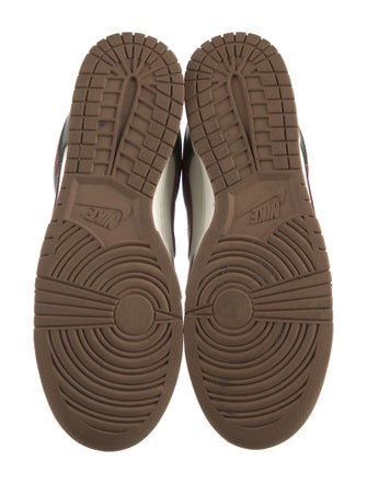 Nike Leather Colorblock Pattern Athletic Sneakers