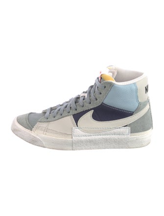 Nike Suede Colorblock Pattern Sneakers
