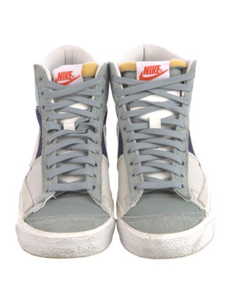 Nike Suede Colorblock Pattern Sneakers