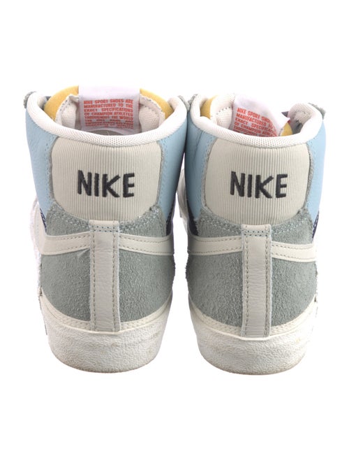 Nike Suede Colorblock Pattern Sneakers