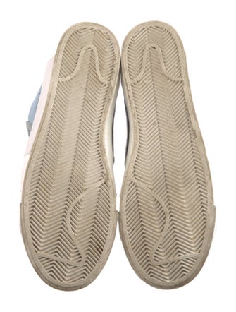 Nike Suede Colorblock Pattern Sneakers