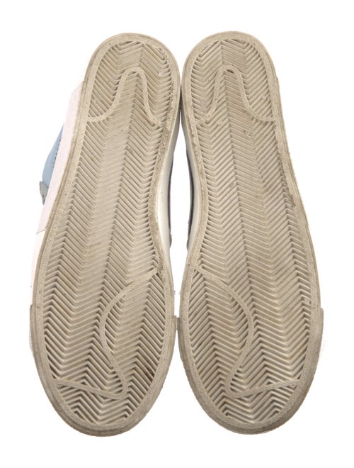 Nike Suede Colorblock Pattern Sneakers