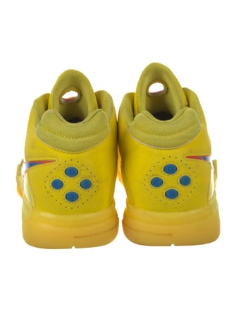 Nike Leather Colorblock Pattern Sneakers