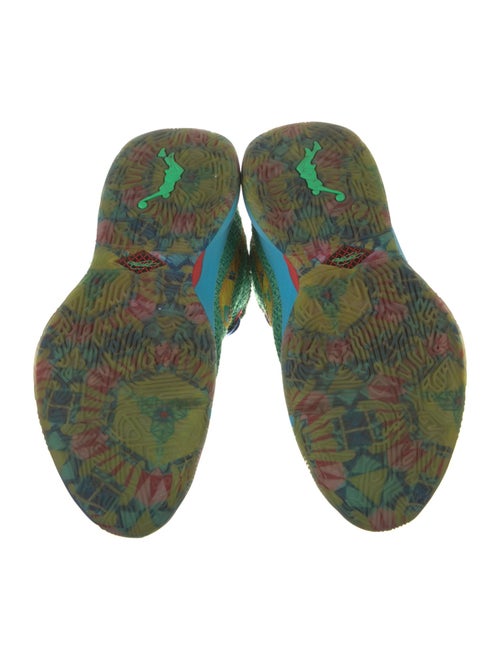 Nike Printed Leather Trim Embellishment Sneakers