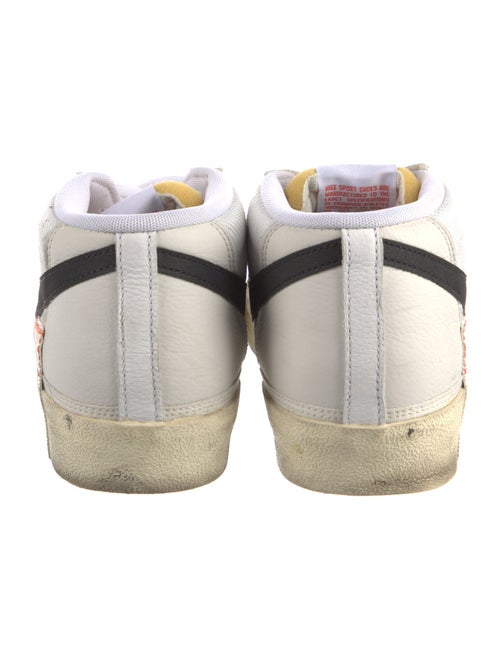 Nike Leather Colorblock Pattern Athletic Sneakers