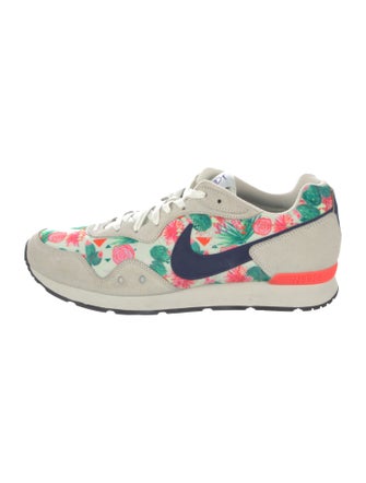 Nike Suede Floral Print Athletic Sneakers