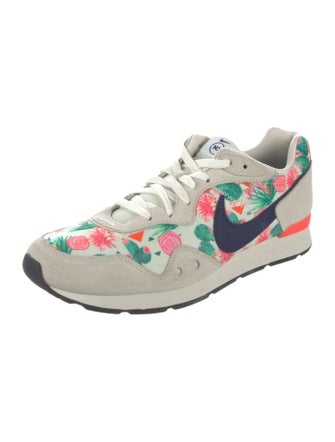 Nike Suede Floral Print Athletic Sneakers