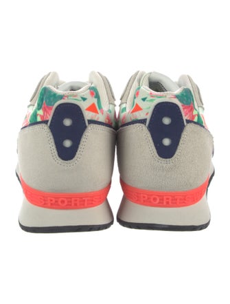 Nike Suede Floral Print Athletic Sneakers