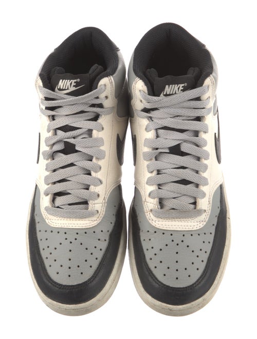 Nike Leather Colorblock Pattern Sneakers