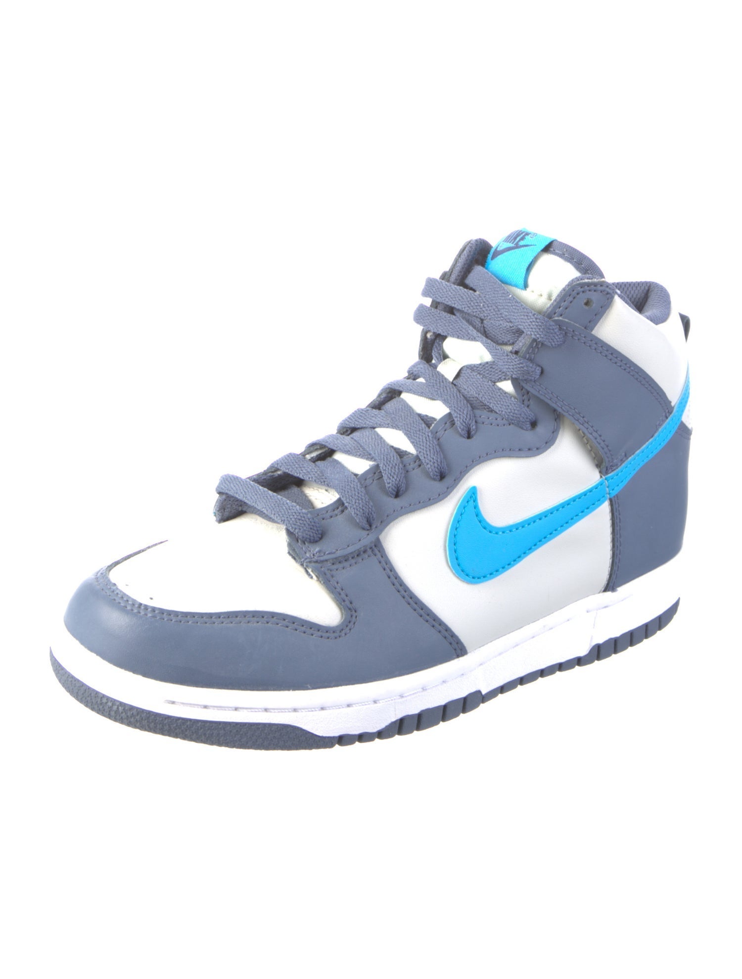 Nike Leather Colorblock Pattern Sneakers