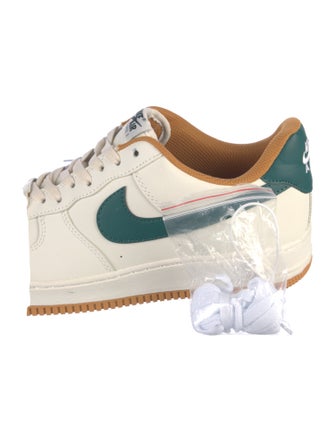 Nike Leather Colorblock Pattern Sneakers