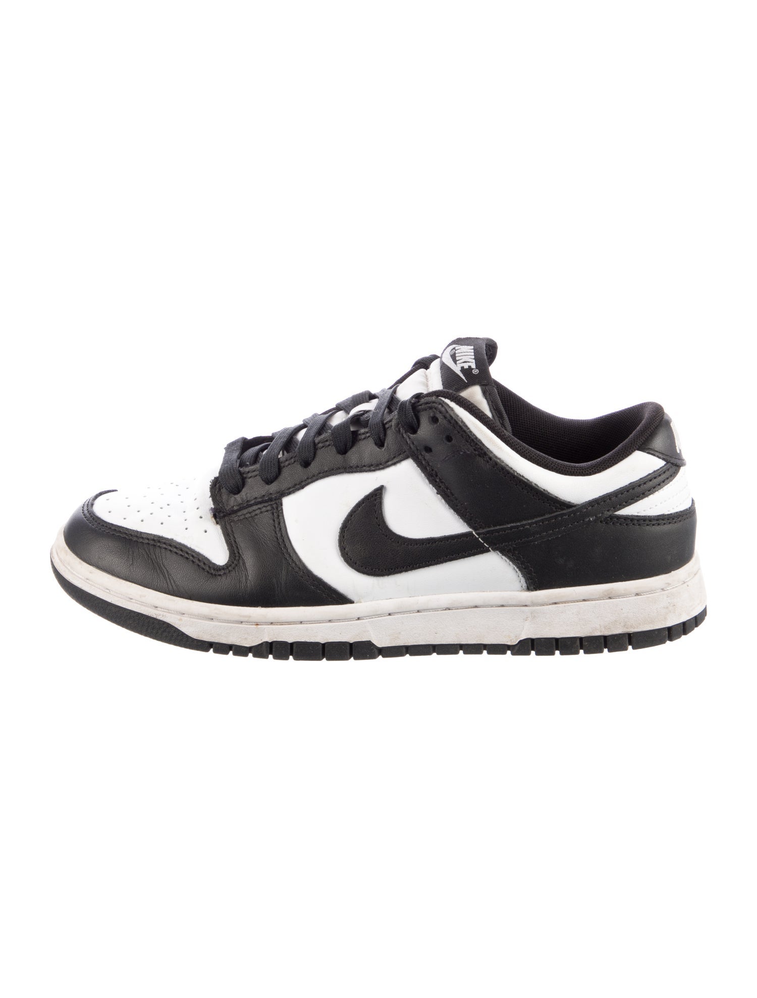 Nike Leather Colorblock Pattern Sneakers