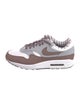 Nike Leather Colorblock Pattern Athletic Sneakers