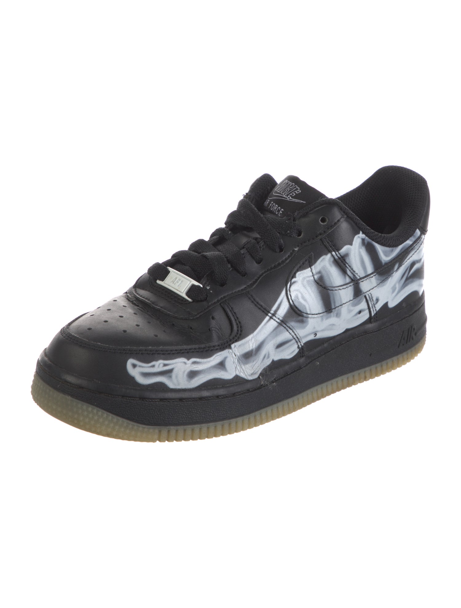 Nike Black Skeleton Halloween Sneakers