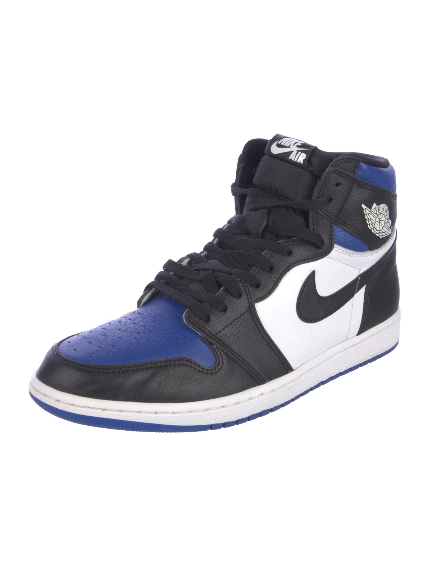 Nike Leather Colorblock Pattern Athletic Sneakers