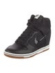 Nike Leather Wedge Sneakers
