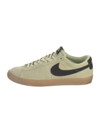 Nike Suede Colorblock Pattern Sneakers