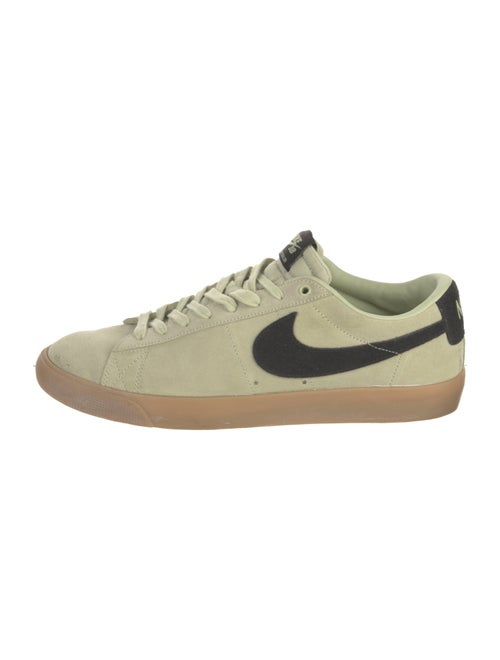 Nike Suede Colorblock Pattern Sneakers