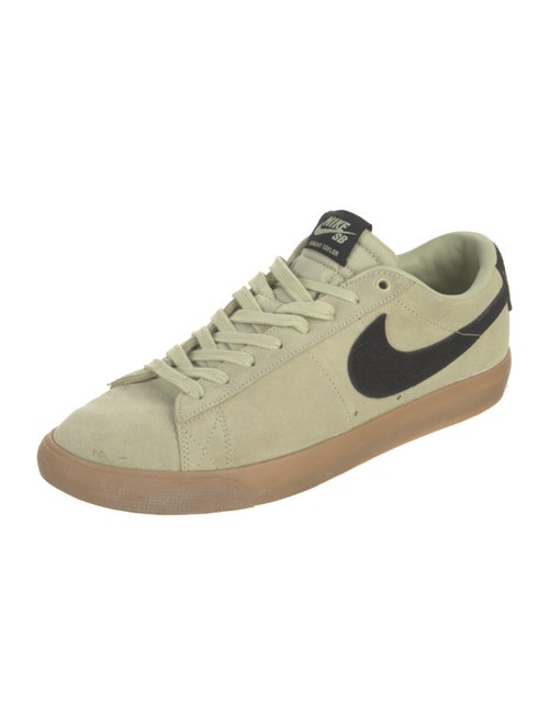 Nike Suede Colorblock Pattern Sneakers
