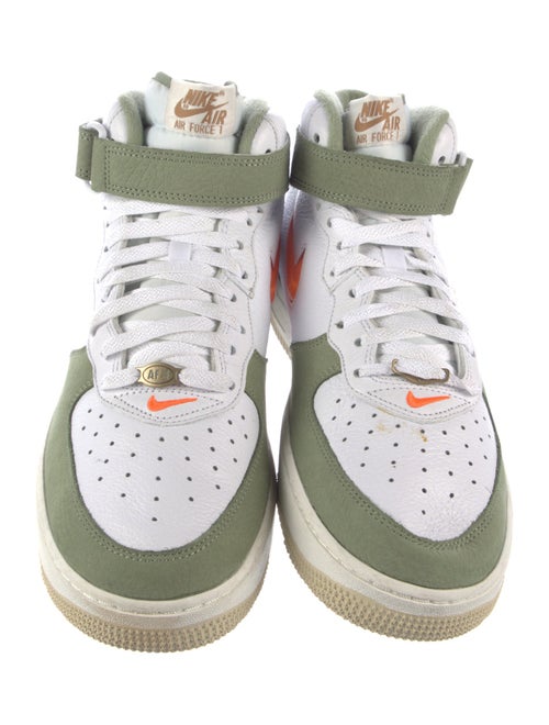 Nike Leather Colorblock Pattern Sneakers