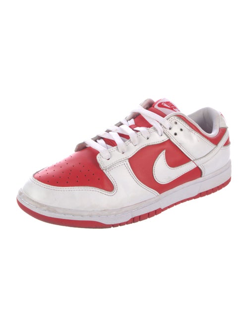 Nike Leather Colorblock Pattern Athletic Sneakers