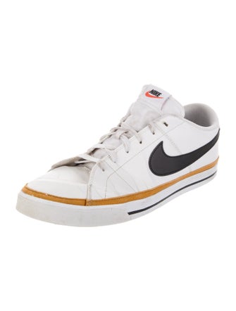 Nike Leather Colorblock Pattern Sneakers