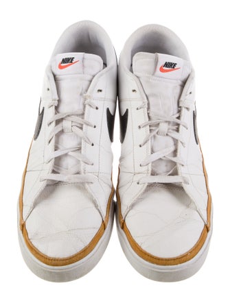 Nike Leather Colorblock Pattern Sneakers