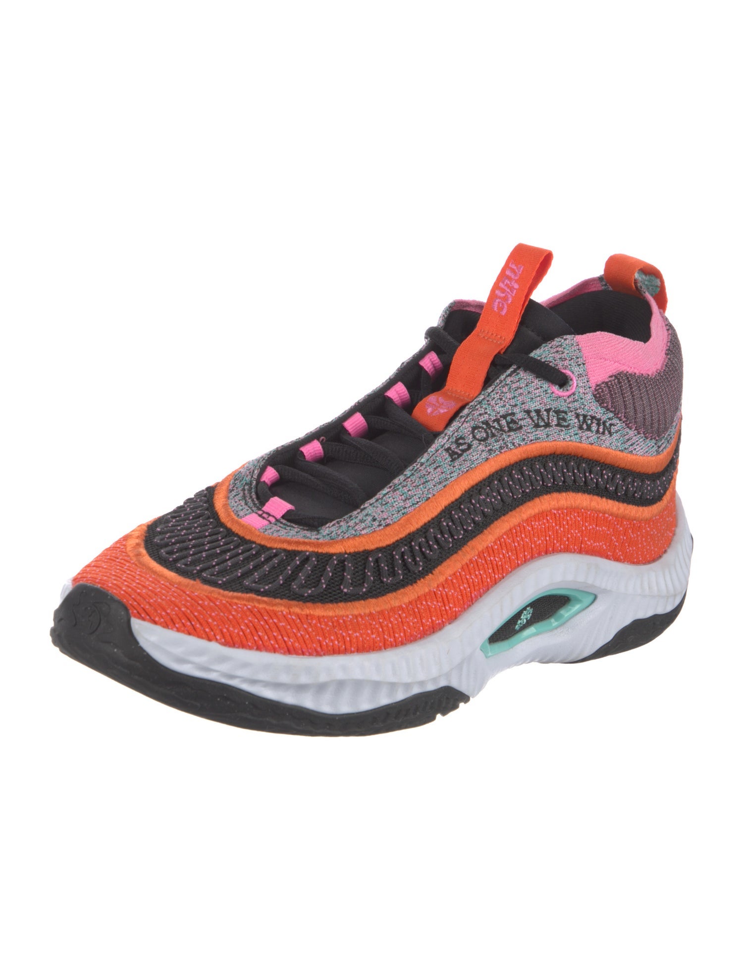 Nike Colorblock Pattern Embroidered Accent Athletic Sneakers