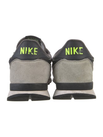 Nike Suede Colorblock Pattern Athletic Sneakers