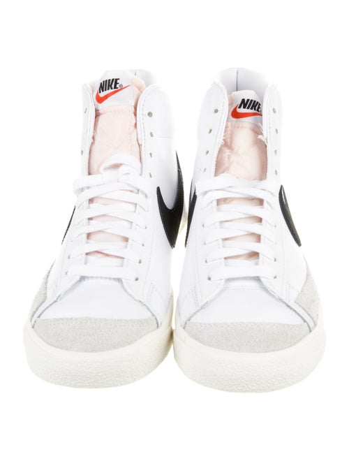 Nike Leather Raw-Edge Trim Sneakers
