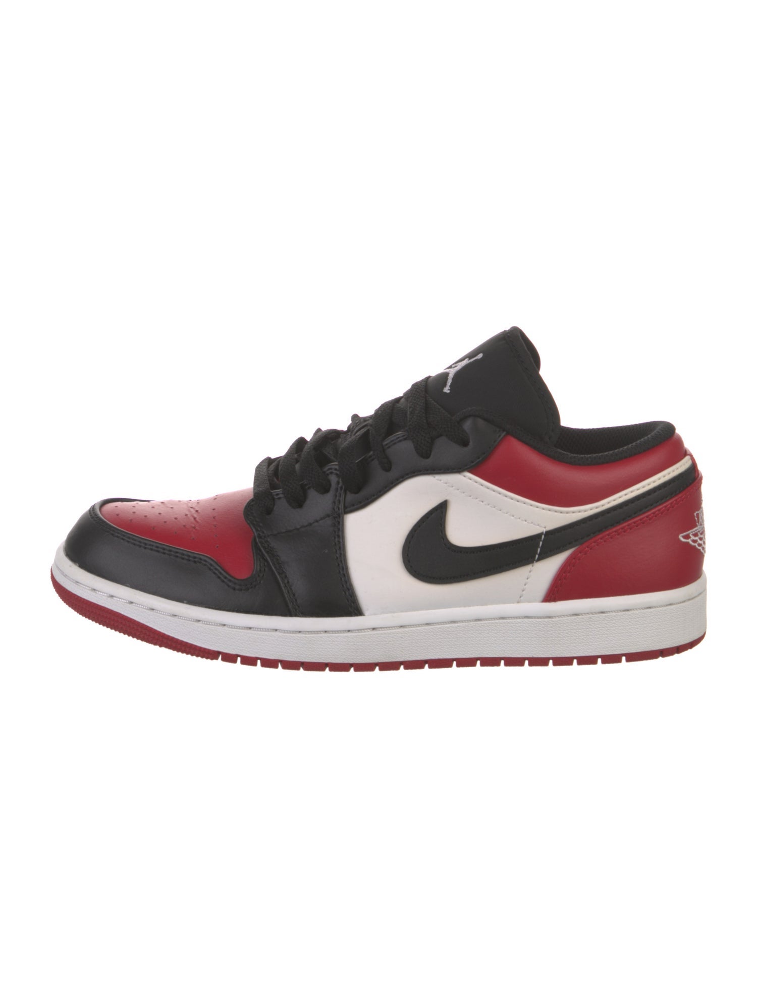 Jordan 1 Low 'Bred Toe' Athletic Sneakers