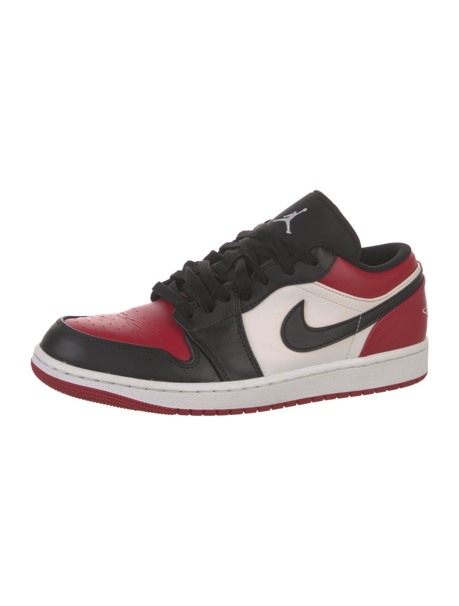 Jordan 1 Low 'Bred Toe' Athletic Sneakers