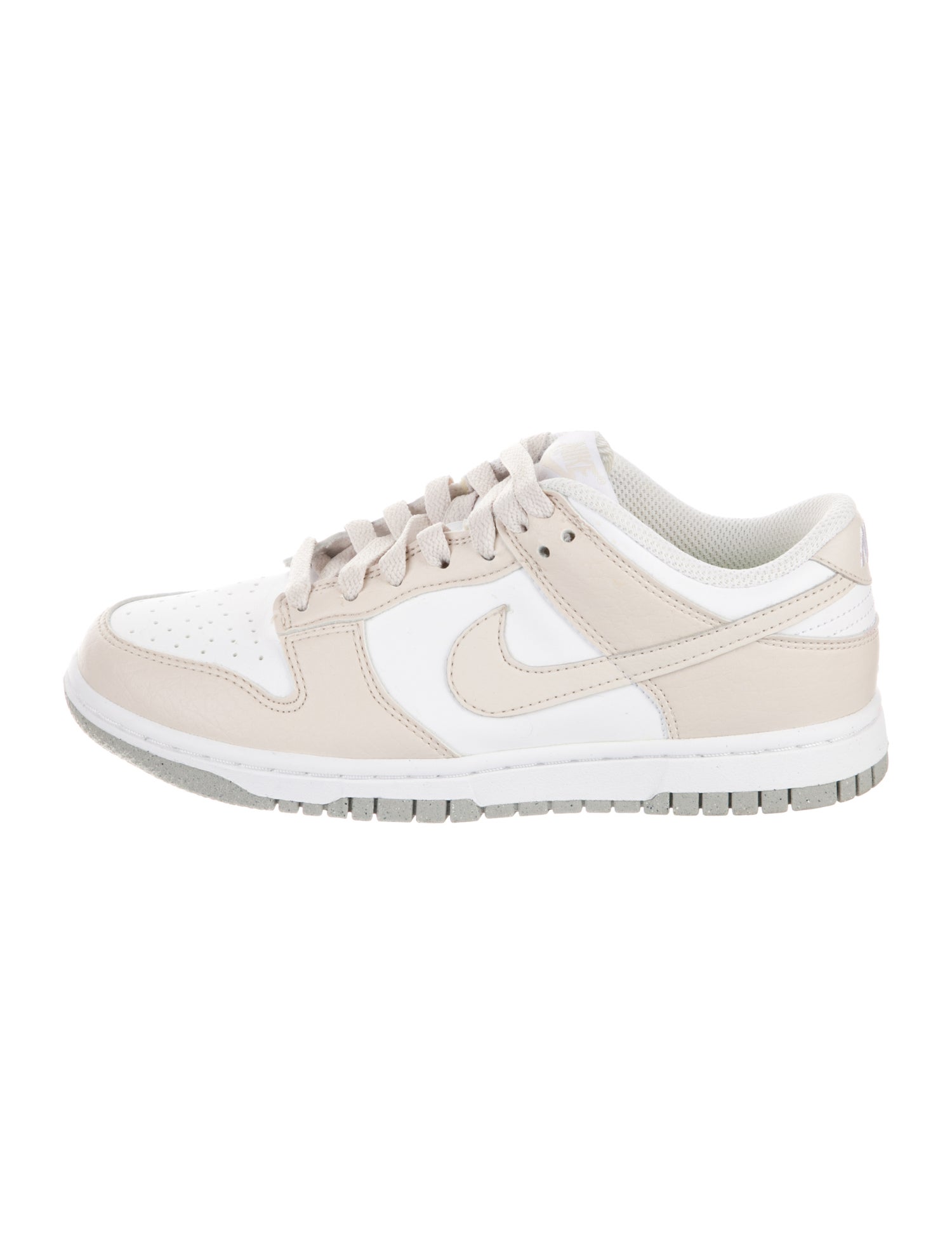 Nike Leather Colorblock Pattern Sneakers