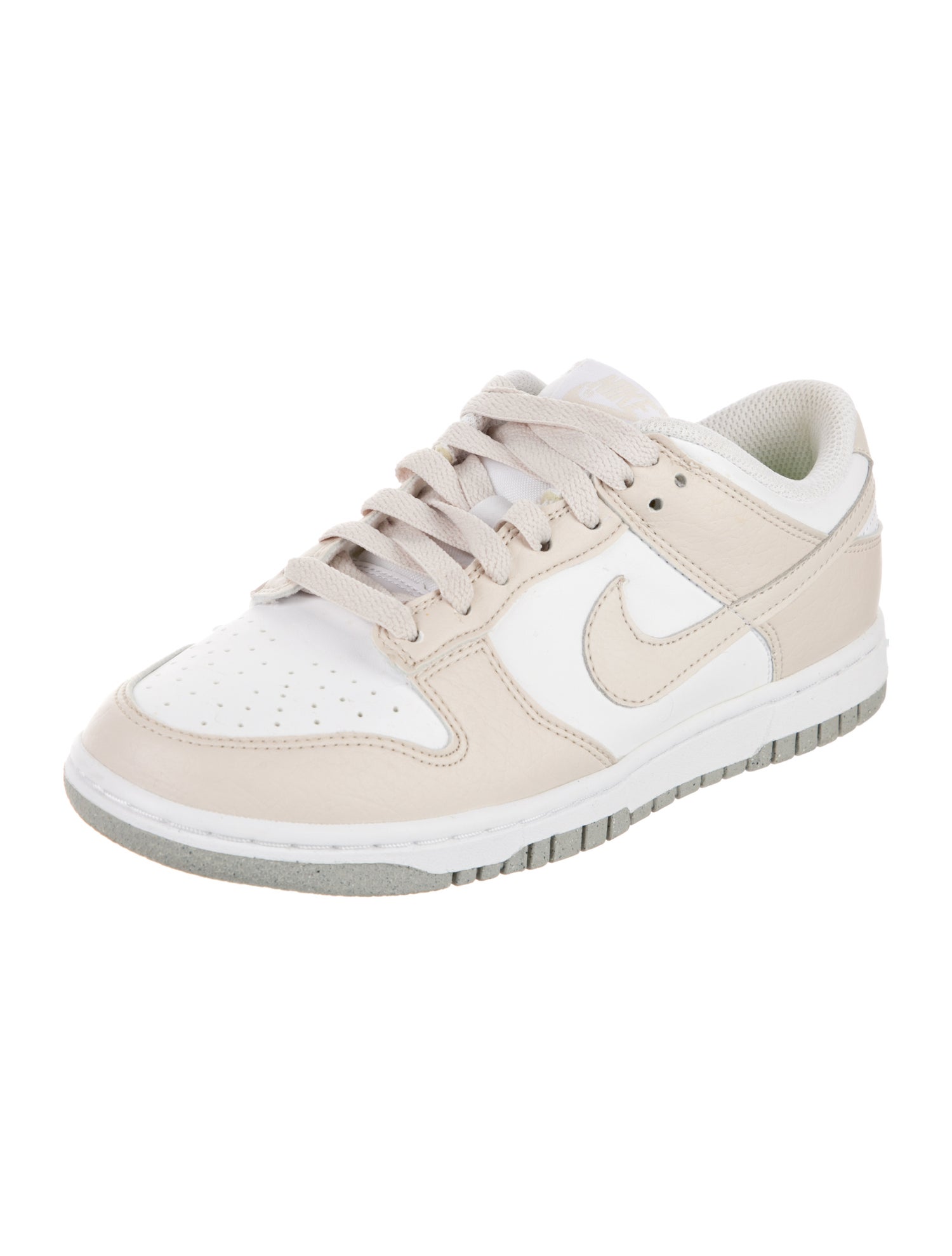 Nike Leather Colorblock Pattern Sneakers